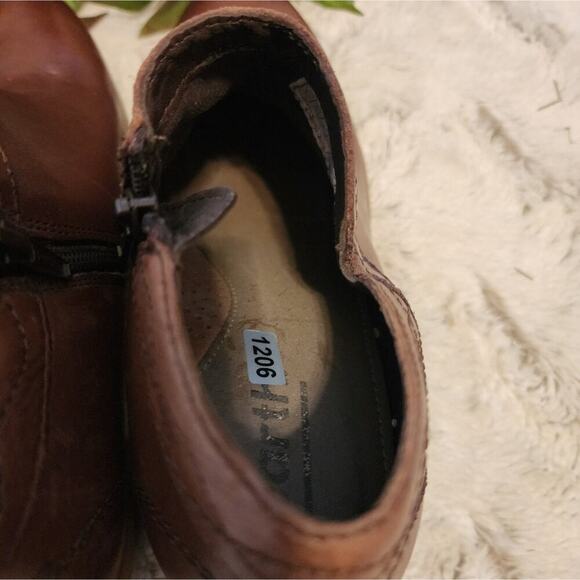 EARTH ORIGINS NWOT OMBRE BROWN ANKLE BOOTS SIZE 8.5 1206 - Picture 6 of 7